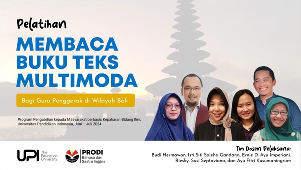 Pelatihan Membaca Buku Teks Multimoda bagi Guru Penggerak di Provinsi Bali