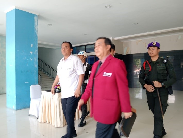 Penugasan Pertama Periode 2024/2025, Resimen Mahasiswa Mahawarman Batalyon XI UPI maksimalkan dalam Kegiatan Pengamanan Sumpah Profesi PPG Angkatan 3 Tahun 2023