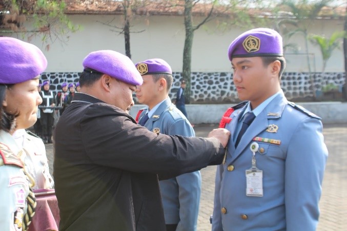 Serah Terima Jabatan Komandan Resimen Mahasiswa Mahawarman Batalyon XI UPI Periode 2024/2025, Lanjutkan Estafet Kepemimpinan