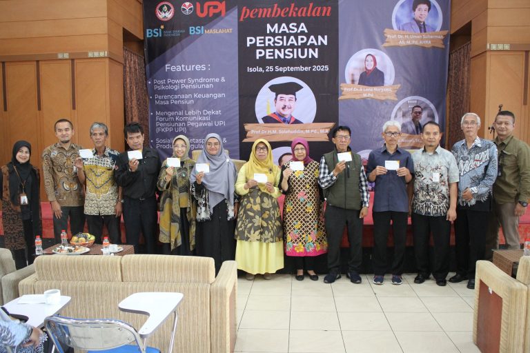 FKPP UPI Gelar Acara Pembekalan Pra Purna Bakti UPI (Dosen & Tendik) Th. 2024/2025