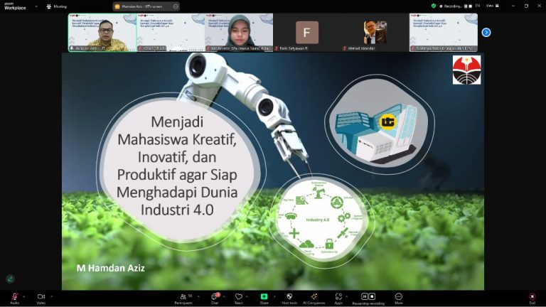 KOMPOR UPI Selenggarakan Webinar Teknologi Industri Bersama United Tractors dalam Upaya Menghadapi Industri 4.0