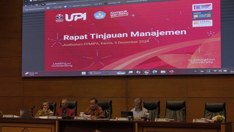 Rektor UPI Tegaskan bahwa Audit Mutu Internal Adalah Instrumen Kunci dalam SPMI