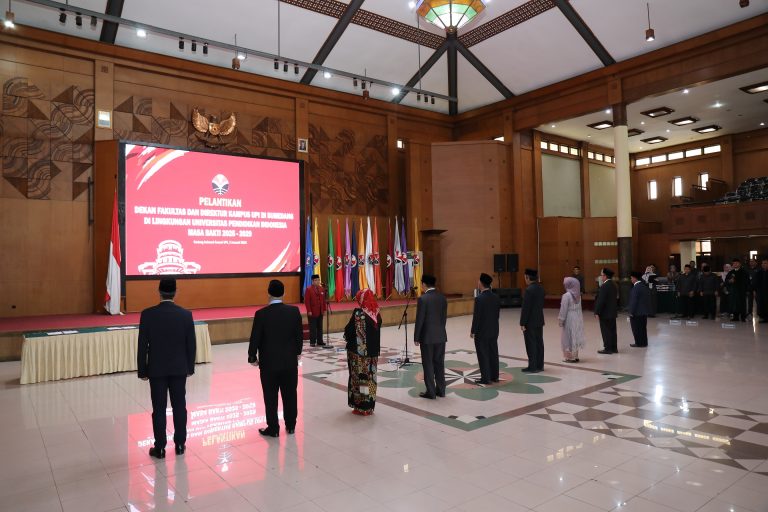 Rektor UPI Lantik Dekan dan Direktur Kampus UPI di Sumedang