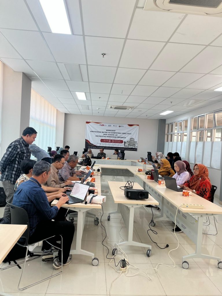 LSP P1 UPI Selenggarakan Workshop Upgrading Penyusunan Materi Uji Kompetensi (MUK) Versi 2023 BNSP