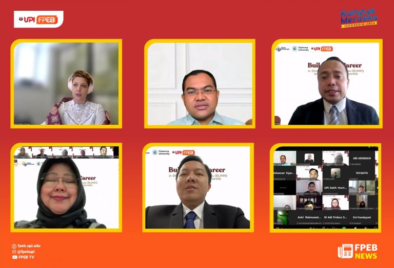 Kolaborasi FPEB UPI, PPI Dunia dan Kementerian BUMN RI Selenggarakan Webinar Bulding Your Career