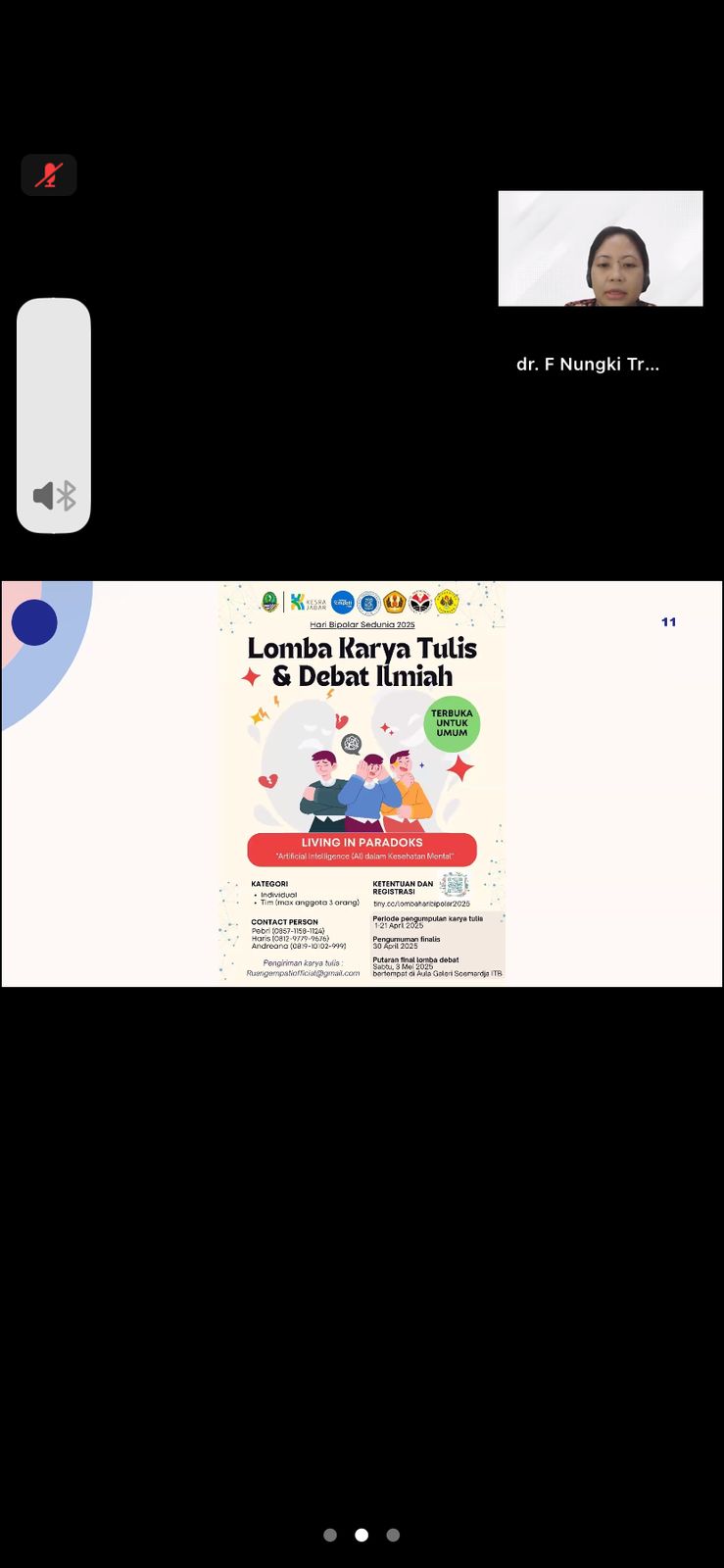 Kolaborasi FPEB UPI dan Biro Kesejahteraan Rakyat Pemrov Jabar Sosialisasikan Edukasi Kesehatan Mental