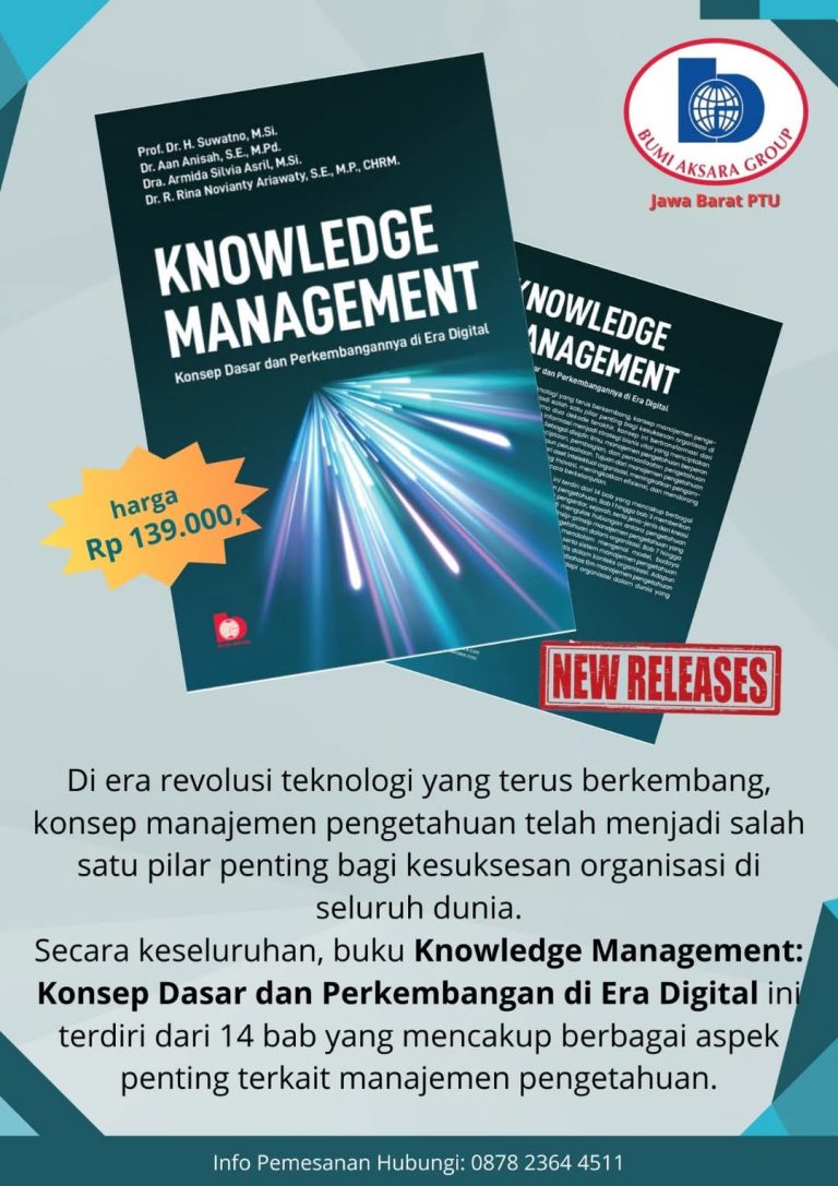 Prof. Dr. H. Suwatno, M.Si dan Tim Luncurkan Buku Knowledge Management