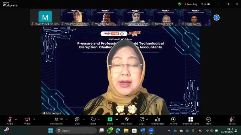 AKUNTalk Prodi Akuntansi FPEB UPI, Bahas Pressure & Professionalism Amid Technological Disruption: Challenges for Modern Accountants