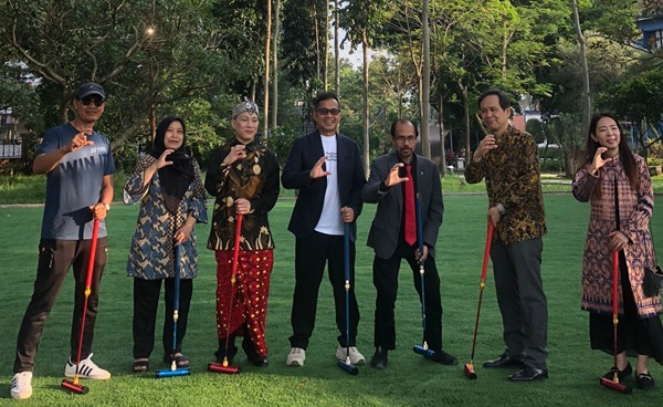 Kampus UPI Cibiru Resmikan Lapangan Gate Ball