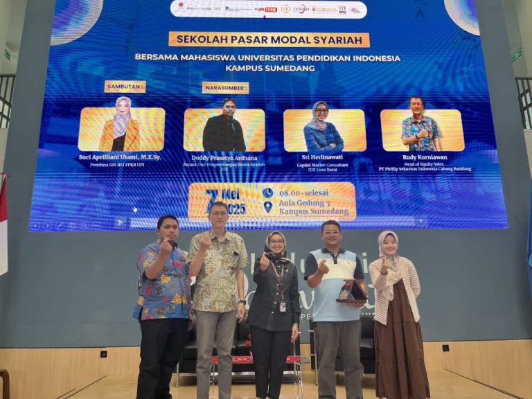 FPEB Selenggarakan Sekolah Pasar Modal Syariah (Level 1 & 2) Bagi Mahasiswa UPI Kampus Sumedang