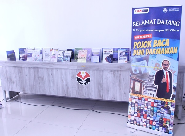 SOFT LAUNCHING “POJOK BACA DENI DARMAWAN” DI UPI KAMPUS CIBIRU