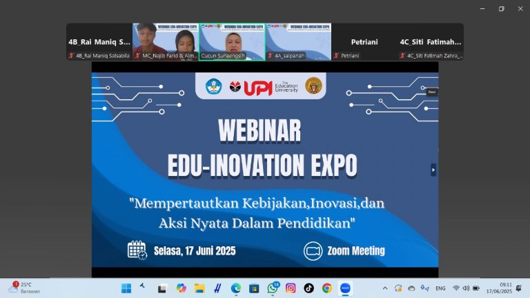 Seminar dan Pameran Mata Kuliah Kebijakan dan Inovasi Pendidikan dengan tema “Edu-Innovation Expo: Mempertautkan Kebijakan, Inovasi, dan Aksi Nyata dalam Pendidikan”