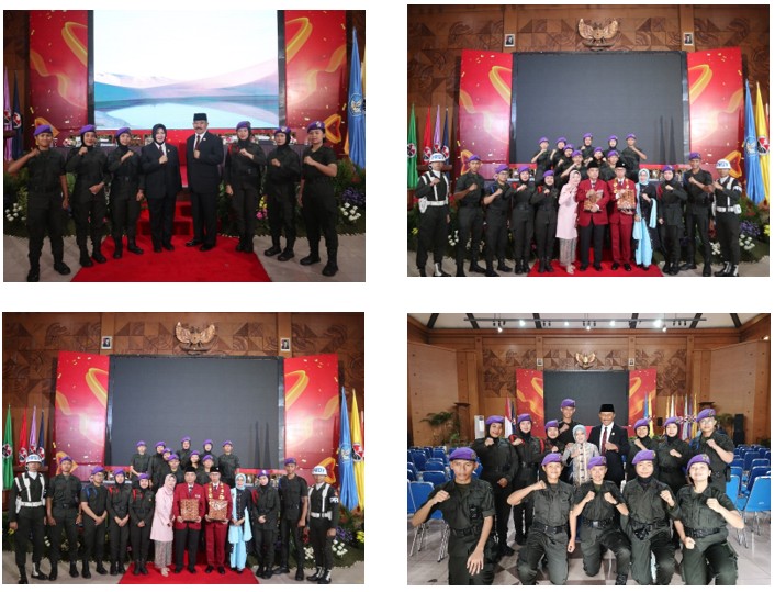PROFESIONAL dan TANGGUH: MENWA YON XI Sukses Amankan Pelanyikan Rektor Baru UPI 2025-20230