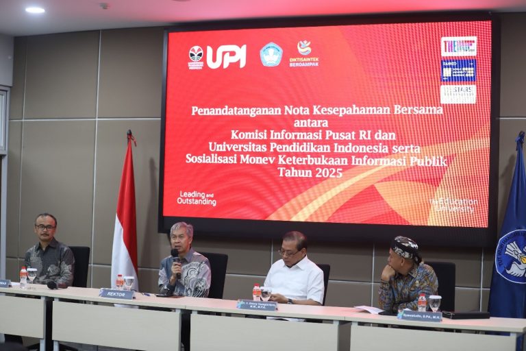 Universitas Pendidikan Indonesia Perkuat Komitmen Keterbukaan Informasi Publik Melalui Sosialisasi dan Penandatanganan MoU dengan Komisi Informasi Pusat RI