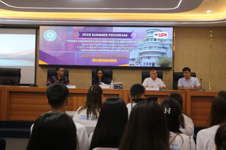 FPBS UPI Berhasil Menyelenggarakan Program Summer School Internasional bersama Termez University of Economics and Service (TUES), Uzbekistan