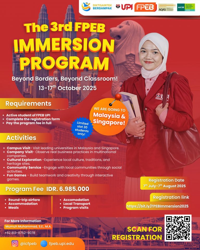 FPEB UPI Buka The 3rd IMMERSION Program 2025