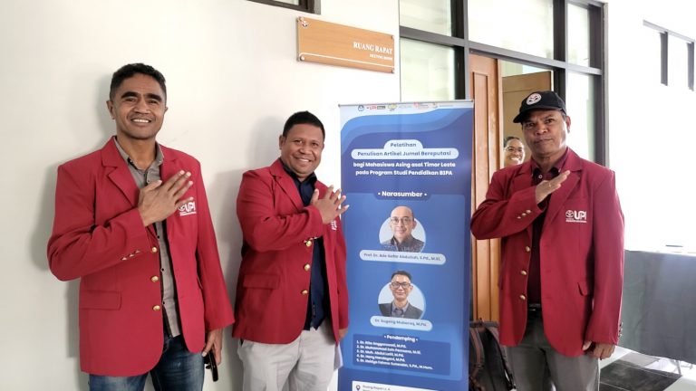 Pelatihan Penulisan Artikel Jurnal Bereputasi bagi Mahasiswa Asing Timor Leste di Universitas Pendidikan Indonesia