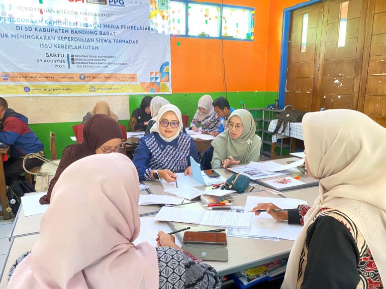 Workshop Penggunaan Kamishibai Sebagai Media Pembelajaran di SD Kabupaten Bandung Barat untuk Meningkatkan Kepedulian Siswa Terhadap Isu Keberlanjutan