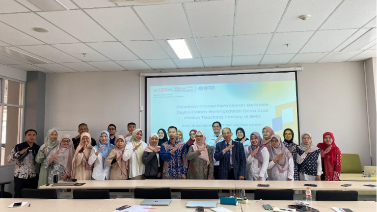 SPs UPI Dorong Peningkatan Daya Jual Produk Teaching Factory di SMK Program Keahlian Kuliner Berbasis Digital Marketing