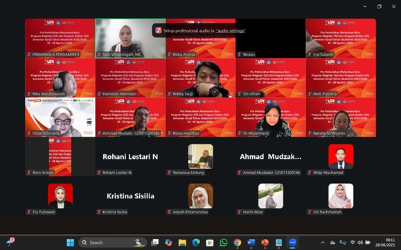 Mahasiswa Baru FPEB Program Magister dan Doktor Ikuti Pra Perkuliahan