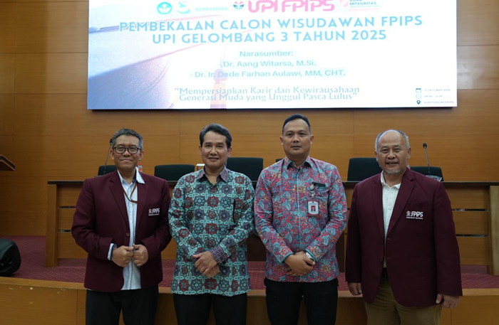 Pembekalan Calon Wisudawan FPIPS UPI Gelombang III Tahun 2025