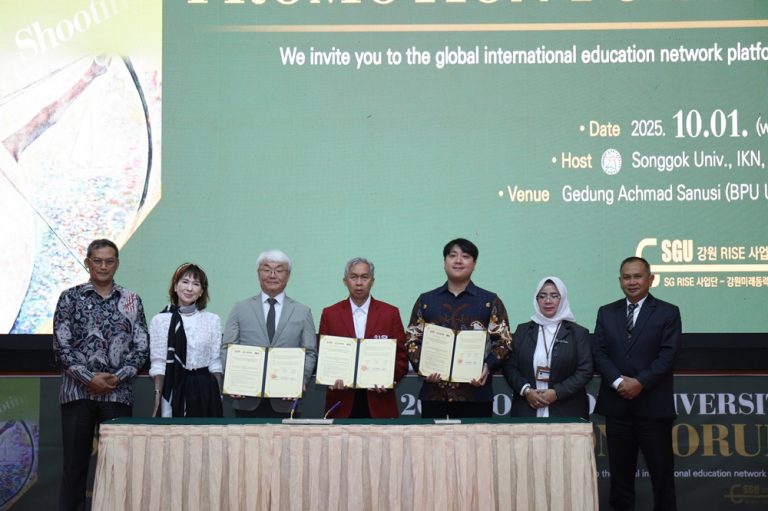 UPI Bersama Songgok University dan PT International K-bridge Network (IKN) Luncurkan Program Garuda Green Project 2025