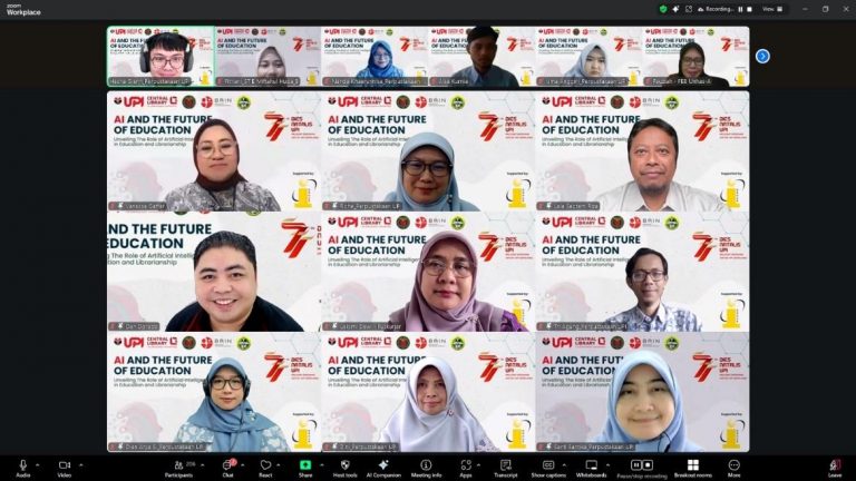 Perpustakaan UPI Gelar Webinar Internasional Bahas Peran AI dalam Pendidikan dan Kepustakawanan