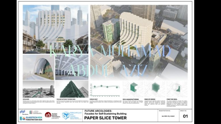 Karya Mahasiswa Arsitektur UPI Juara 1 Sayembara Fasad “Future Arcologies”