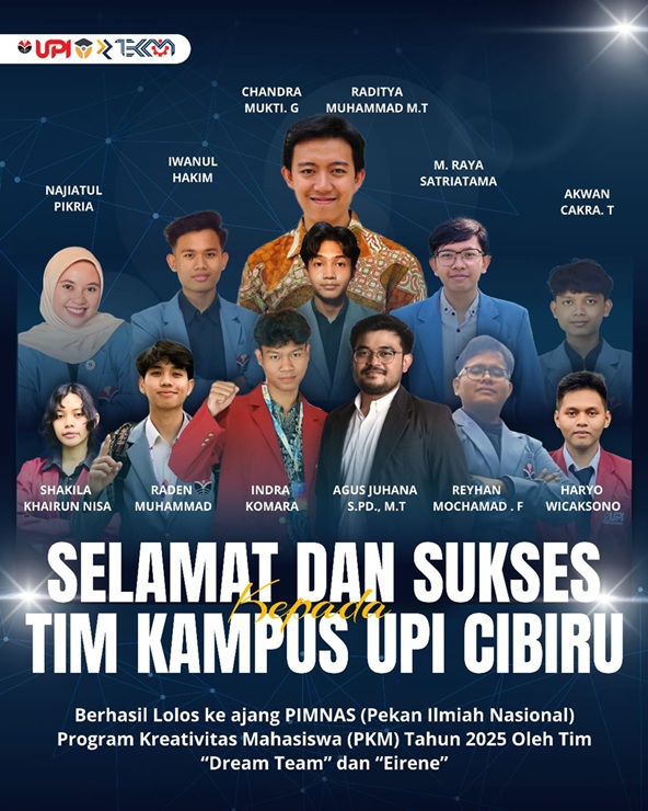Ukir Prestasi, Dua Tim UPI Cibiru Tembus PIMNAS 2025