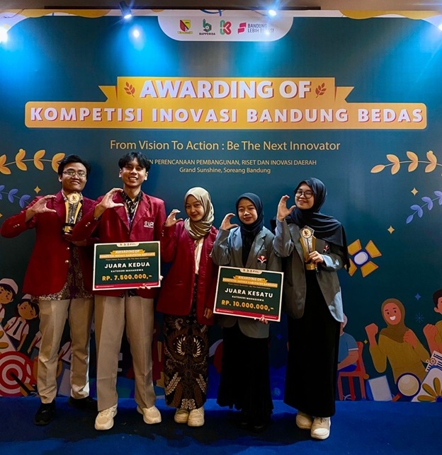 Dua Tim Mahasiswa UPI Cibiru Raih Juara Kompetisi Inovasi Bandung Bedas 2025