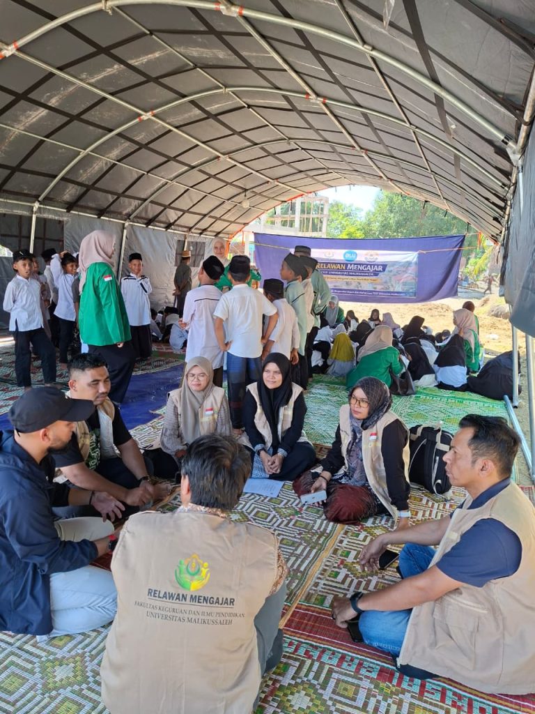 Tim UPI Lakukan Pendampingan Pemulihan Trauma Korban Banjir Di Kabupaten Aceh Utara