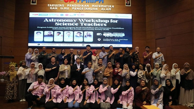 Tingkatkan Kompetensi Guru, UPI dan Korean Astronomy Society Gelar Workshop Astronomi
