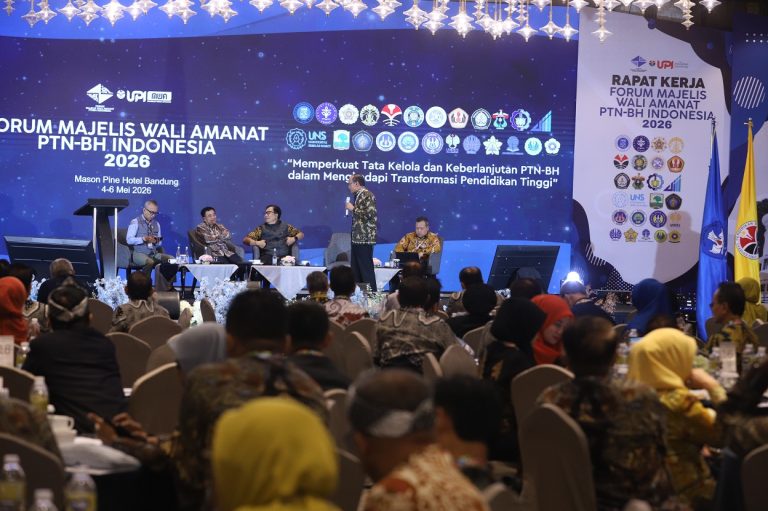 Mendiktisaintek Respons Isu Tata Kelola hingga Percepatan Paten dalam Raker MWA PTN-BH di UPI