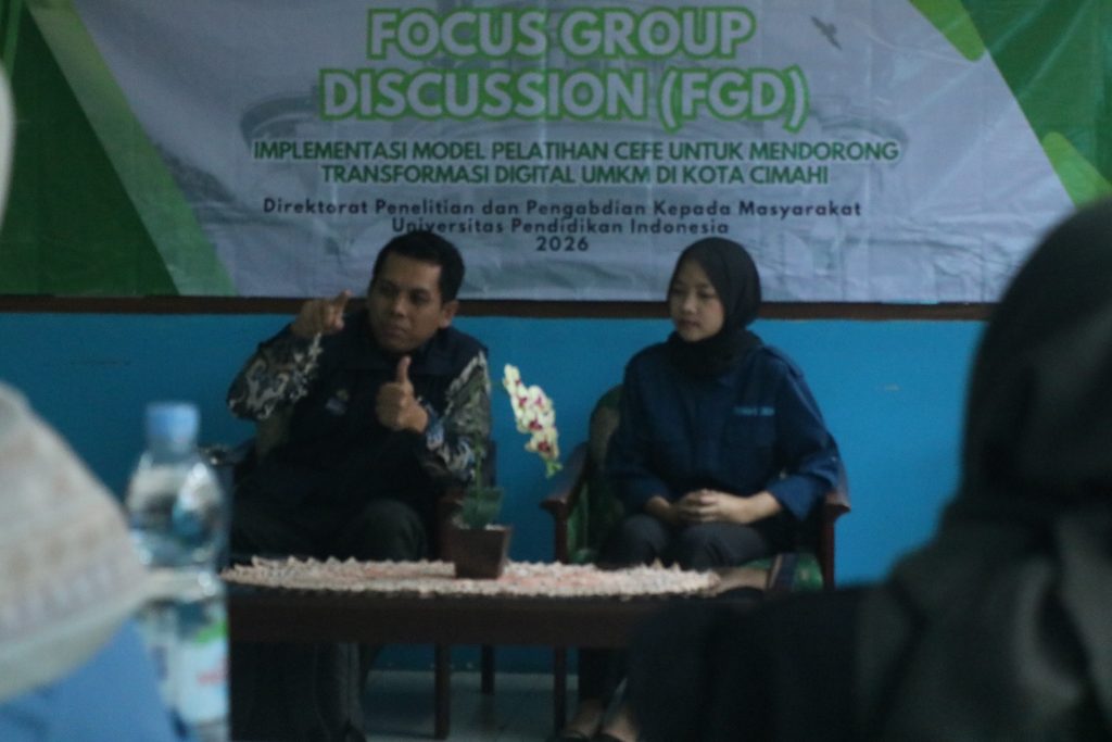 Dorong Transformasi Digital UMKM Cimahi, Tim Peneliti FIP UPI Gelar FGD Model Pelatihan CEFE