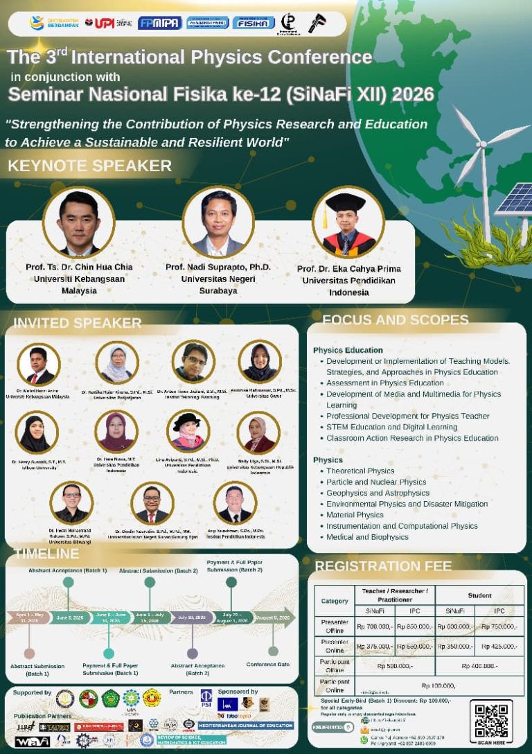 Inovasi ‘Paspor Kopi’ UP GAR Karya UPI Tampil Sebagai Sponsor di Konferensi Fisika Internasional