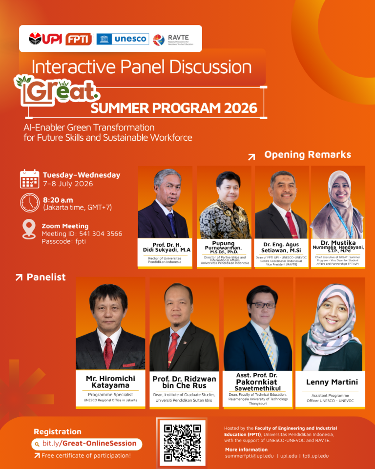 Rektor UPI Buka Perhelatan GREAT Summer Program 2026