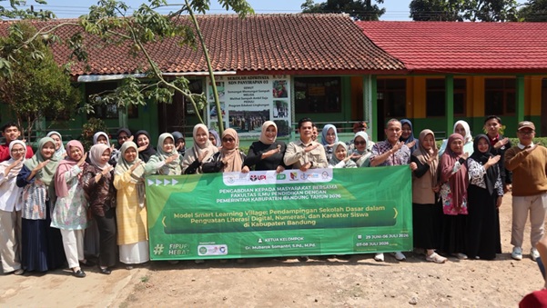 FIP UPI Perkuat Literasi Digital, Numerasi, dan Karakter Siswa SD melalui Model Smart Learning Village di Kabupaten Bandung