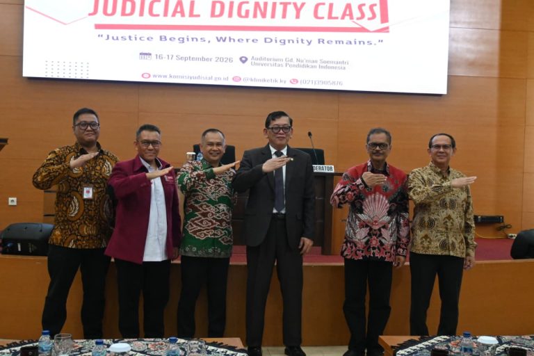 UPI Hadirkan “Judicial Dignity Class” bagi Mahasiswa Ilmu Hukum Bersama Komisi Yudisial