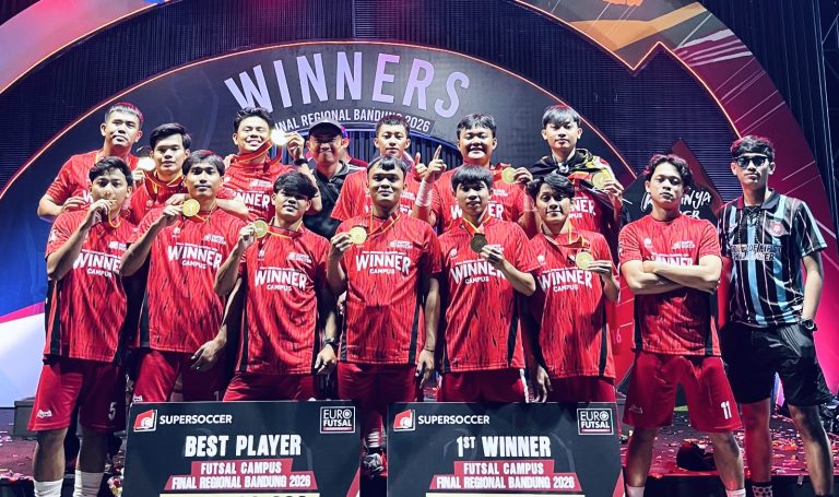 Tim Futsal Putra UPI Juara Regional Euro Futsal Championship 2026