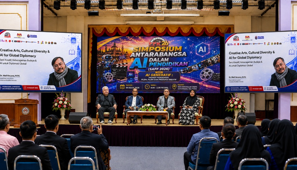 Dosen FPSD UPI Bawa Perspektif Humanisme Seni di Simposium AI FFK 2026 Malaysia