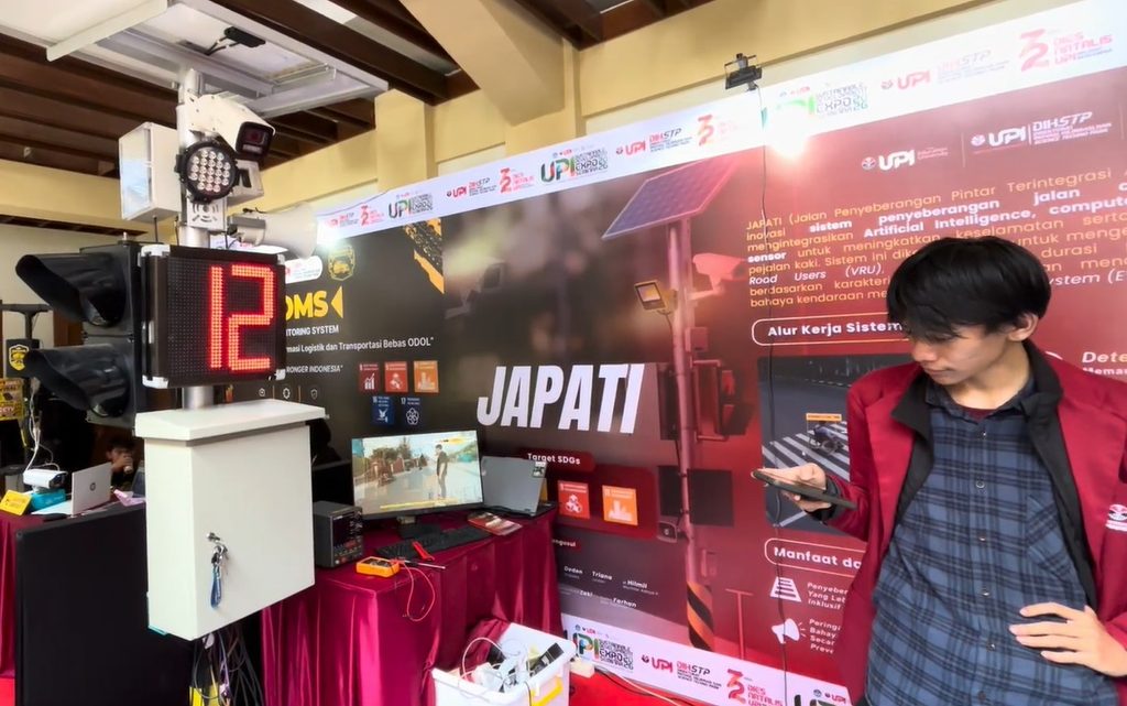 Dosen dan Mahasiswa UPI Kembangkan JAPATI, Sistem Penyeberangan Jalan Berbasis AI