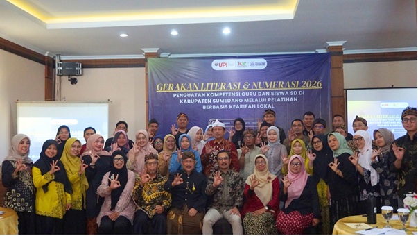 Tingkatkan Mutu Pendidikan Dasar, Alumni Fisika UPI dan Disdik Sumedang Gelar Pelatihan Literasi-Numerasi Berbasis Kearifan Lokal